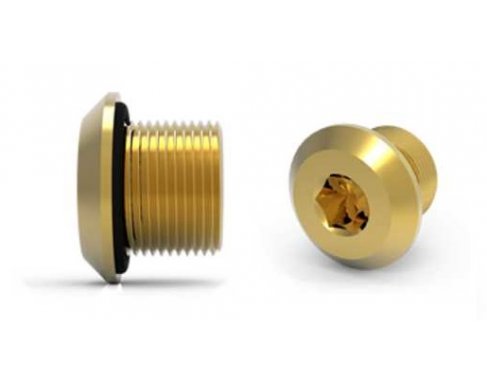 HAWKE 487 DOMED HEAD BRASS STOPPING PLUG, M25, EXD/EXE, ATEX/IECE, IP66