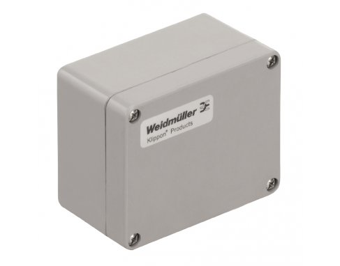 WEIDMULLER, #1305820000, KLIPPON POK 081106, GRP ENCLOSURE, GREY, SIZE: 75 X 110 X 56MM, IP66