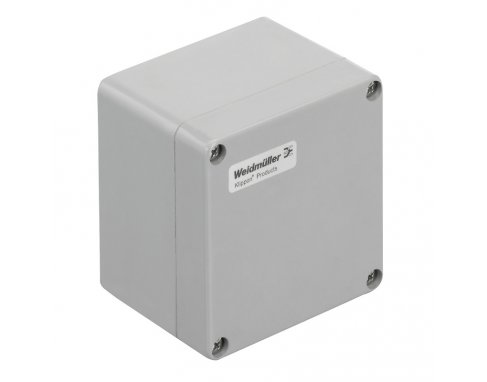 WEIDMULLER, #1305870000, KLIPPON POK 121209, GRP ENCLOSURE, GREY, SIZE: 120 X 122 X 90MM, IP66