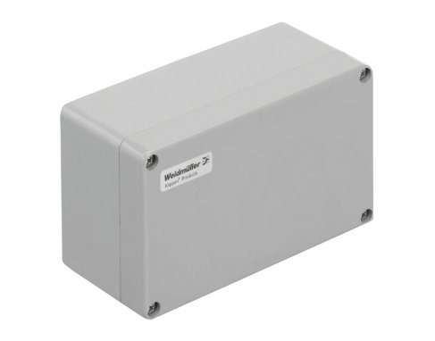 WEIDMULLER, #1305880000, KLIPPON POK 122209, GRP ENCLOSURE, GREY, SIZE:120 X 220 X 90MM, IP66