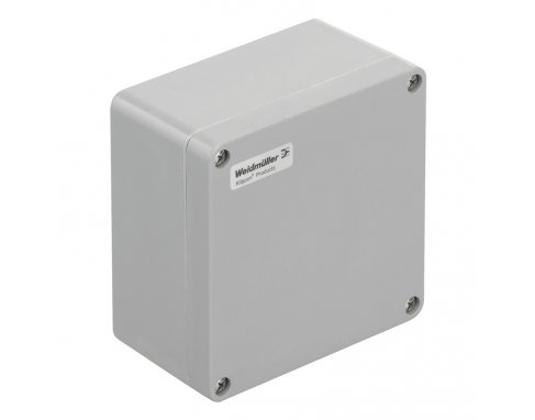 WEIDMULLER, #1305890000, KLIPPON POK 161609, GRP ENCLOSURE, GREY, SIZE: 160 X 160 X 90MM, IP66