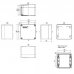 WEIDMULLER, #1305870000, KLIPPON POK 121209, GRP ENCLOSURE, GREY, SIZE: 120 X 122 X 90MM, IP66