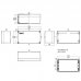 WEIDMULLER, #1305880000, KLIPPON POK 122209, GRP ENCLOSURE, GREY, SIZE:120 X 220 X 90MM, IP66