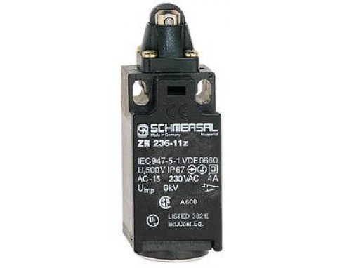 SCHMERSAL, ZR 236-11Z POSITION SWITCH WITH ROLLER PLUNGER R #101153241