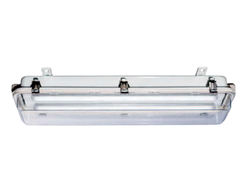 AQUALUX 2 X 18W MARINE WATERTIGHT FLUORESCENT PENDANT LIGHT WITH CROSS BAR #105502